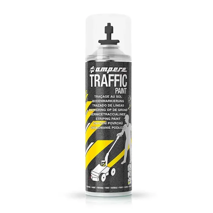 1 Dose Bodenmarkierspray Traffic Paint 500ml/Dose schwarz