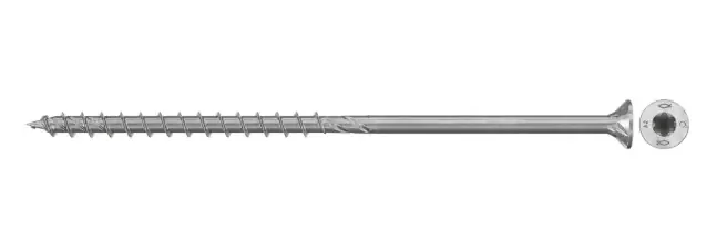 Fischer Spanplattenschrauben PowerFast FPF II CTP Senkkopf, Teilgewinde, TX, Edelstahl A2 – 5,0 x 45 mm 200 Stück